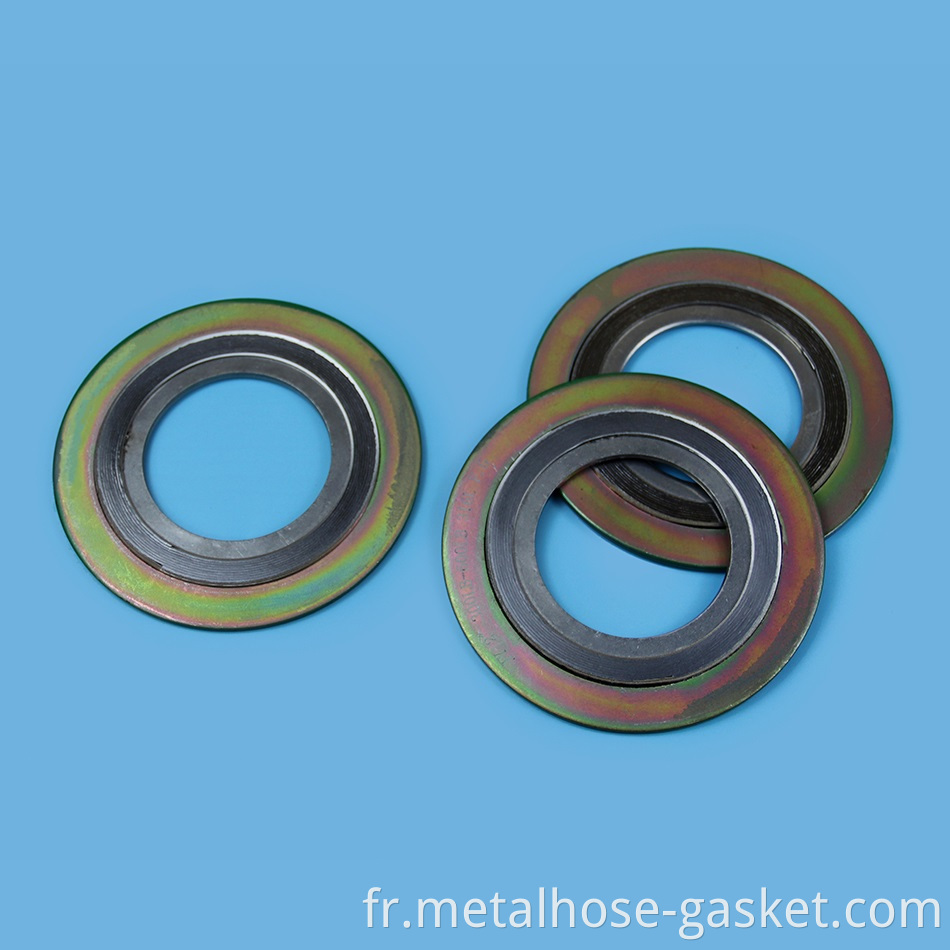 Inner and outer ring wound gasket